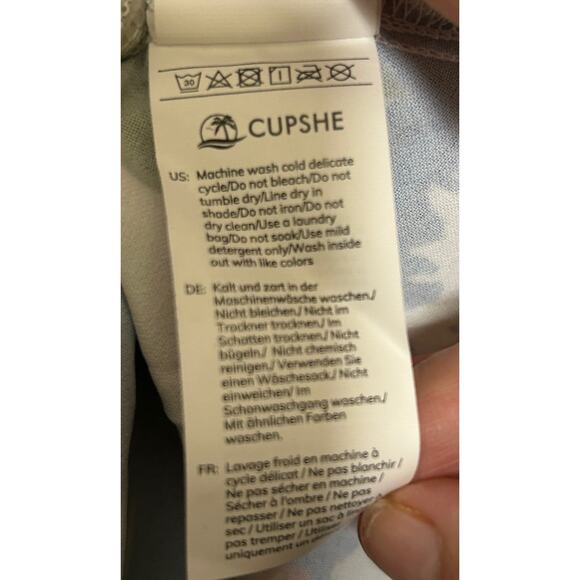 NWT Cupshe Women's Off The Map Tropical Floral Toucan Maxi Dress - Size Small - Picture 10 of 11